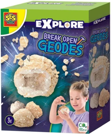 SES Creative Explore rozbíjení krystalických hornin