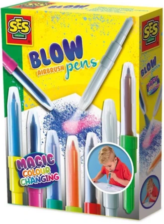 SES Creative Foukací fixy měnící se barvy set 7ks