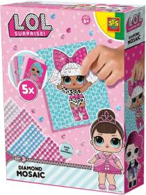 SES Creative L.O.L. Surprise kreativní set mozaika s nalepovacími kamínky SES Creative L.O.L. Surprise kreativní set mozaika s nalepovacími kamínky