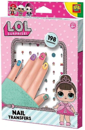 SES Creative L.O.L. Surprise! Zdobení nehtů samolepky na nehty set 198ks SES Creative L.O.L. Surprise! Zdobení nehtů samolepky na nehty set 198ks