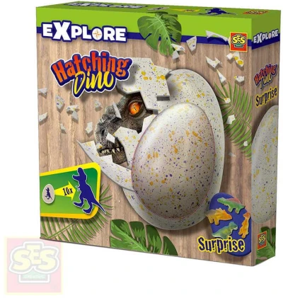 SES Creative Líhnutí dinosaura ve vodě herní set dinosauří vejce s překvapením