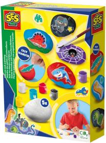 SES Creative Malování kamínků kreativní set se samolepkami