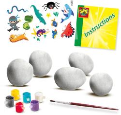 SES Creative Malování kamínků kreativní set se samolepkami