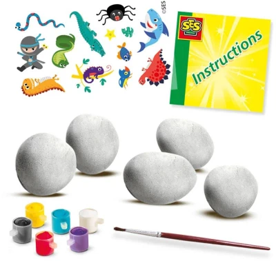 SES Creative Malování kamínků kreativní set se samolepkami