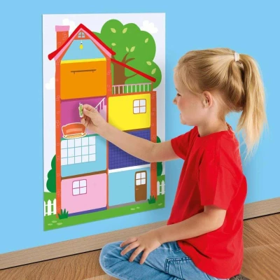SES Creative Můj první plakát Dům kreativní baby set 100 samolepek