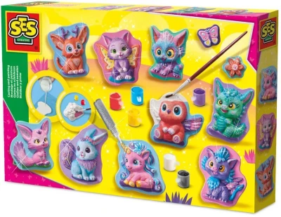 SES Creative Odlévání a malování Roztomilé fantasy figurky kreativní set