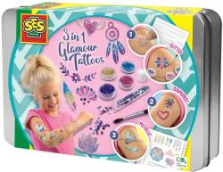 SES Creative Půvabné tetování 3v1 dětská kosmetická sada