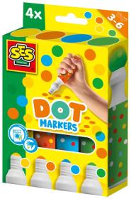 SES Creative Tečkovací fixy XXL set 4 barvy