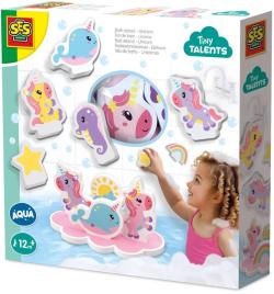 SES Creative Tiny Talents baby vodolepky jednorožci set 9ks do vany SES Creative Tiny Talents baby vodolepky jednorožci set 9ks do vany
