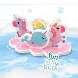 SES Creative Tiny Talents baby vodolepky jednorožci set 9ks do vany