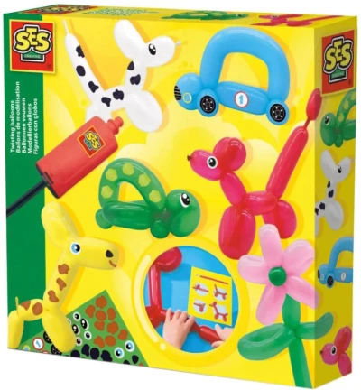 SES Creative Veselé tvarovací nafukovací balonky kreativní set SES Creative Veselé tvarovací nafukovací balonky kreativní set