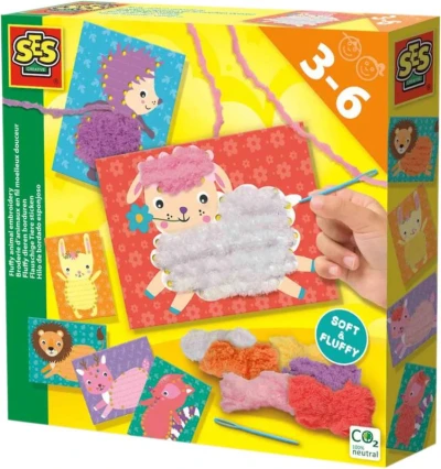 SES Creative Vyšívání zvířátek pomocí příze kreativní set v krabici SES Creative Vyšívání zvířátek pomocí příze kreativní set v krabici