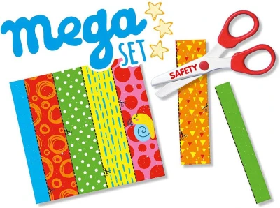 SES Creative Vystřihování kreativní mega set s nůžkami v krabici