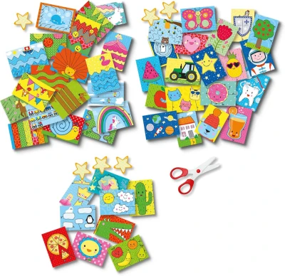 SES Creative Vystřihování kreativní mega set s nůžkami v krabici