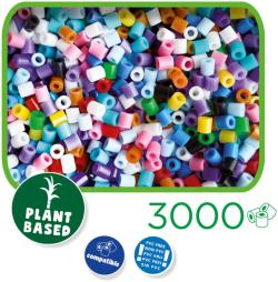 SES Creative Zažehlovací korálky Green Beedz set 3000ks barevný mix Eco