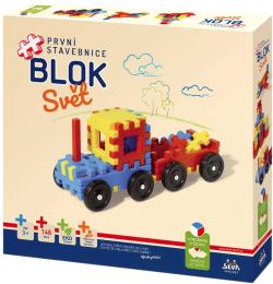 Seva BLOK Svět plastová (stavebnice) 146 dílků v krabici