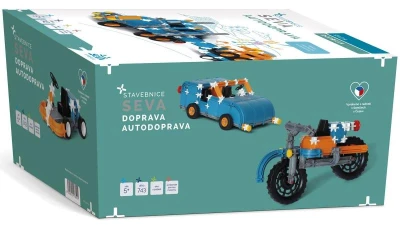 Seva DOPRAVA - Autodoprava polytechnická (stavebnice) 743 dílků
