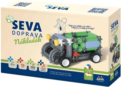 Seva DOPRAVA Náklaďák polytechnická (stavebnice) 96 dílků Seva DOPRAVA Náklaďák polytechnická (stavebnice) 96 dílků