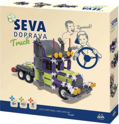 Seva DOPRAVA Truck polytechnická (stavebnice) 402 dílků Seva DOPRAVA Truck polytechnická (stavebnice) 402 dílků