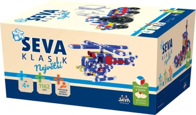 Seva KLASIK Největší plastová XXL (stavebnice) 1162 dílků v krabici Seva KLASIK Největší plastová XXL (stavebnice) 1162 dílků v krabici