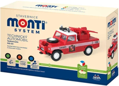 Seva Monti System 03 Auto Land Rover TEAM 21 stavebnice MS03 0101-3 Seva Monti System 03 Auto Land Rover TEAM 21 stavebnice MS03 0101-3