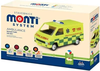 Seva Monti System 06.1 auto žlutá ambulance sanitka MS06 0102-06 Seva Monti System 06.1 auto žlutá ambulance sanitka MS06 0102-06