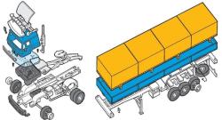 Seva Monti System 08.1 Auto Liaz CAMION stavebnice MS08.1 0103-8.1