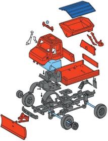 Seva Monti System 18 Auto Mercedes Unimog COMMUNAL MS18 0106-18