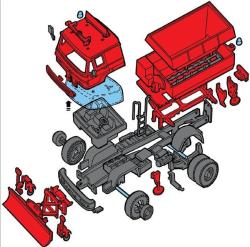 Seva Monti System 47 Auto Liaz EKO TECHNIK stavebnice MS47 0103-47