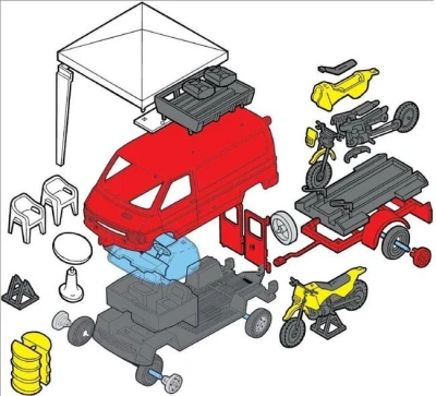 Seva Monti System 49 Auto Renault Trafic ENDURO stavebnice MS49 0102-49