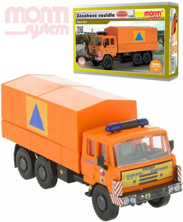Seva Monti System MS74.1 Zásahové vozidlo 1:48 model Tatra 815 stavebnice