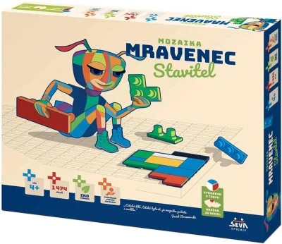 Seva Mozaika Mravenec stavitel (stavebnice) 1474 dílků
