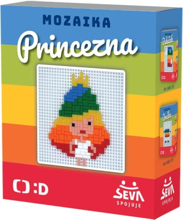 Seva Mozaika Princezna Déčko 338 dílků plast (stavebnice) Seva Mozaika Princezna Déčko 338 dílků plast (stavebnice)