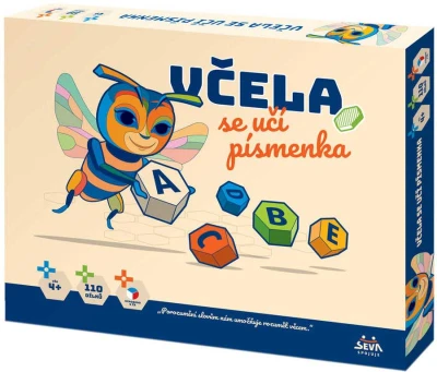 Seva Mozaika Včela se učí písmenka plastová (stavebnice) 110 dílků Seva Mozaika Včela se učí písmenka plastová (stavebnice) 110 dílků