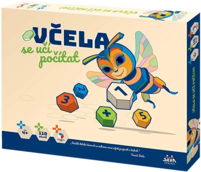 Seva Mozaika Včela se učí počítat plastová (stavebnice) 110 dílků Seva Mozaika Včela se učí počítat plastová (stavebnice) 110 dílků