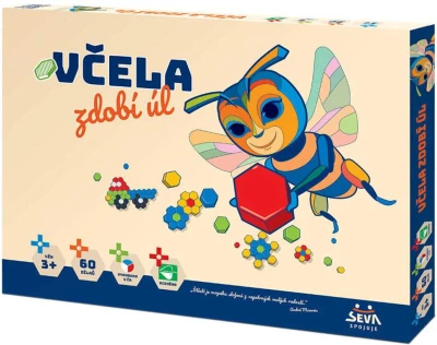 Seva Mozaika Včela zdobí úl plastová (stavebnice) 60 dílků Seva Mozaika Včela zdobí úl plastová (stavebnice) 60 dílků