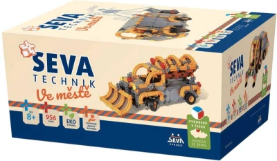 Seva TECHNIK Ve městě plastová XL (stavebnice) 956 dílků v krabici Seva TECHNIK Ve městě plastová XL (stavebnice) 956 dílků v krabici