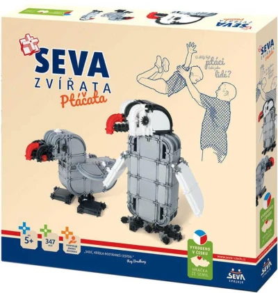 Seva Zvířata ptáčata plastová (stavebnice) 347 dílků Seva Zvířata ptáčata plastová (stavebnice) 347 dílků