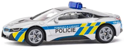 Siku Auto česká Policie BMW i8 LCI policejní vůz model kov CZ 1558 Siku Auto česká Policie BMW i8 LCI policejní vůz model kov CZ 1558