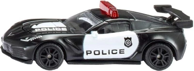 Siku Auto Chevrolet Corvette ZR1 americká policie model kov Siku Auto Chevrolet Corvette ZR1 americká policie model kov