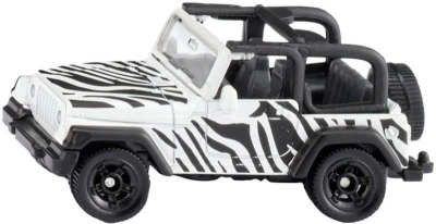 Siku Auto Jeep Wrangler Safari černobílý kovový model 1546 Siku Auto Jeep Wrangler Safari černobílý kovový model 1546