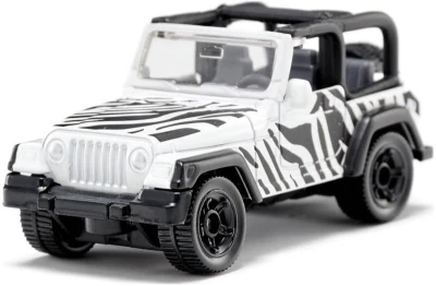 Siku Auto Jeep Wrangler Safari černobílý kovový model 1546