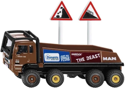 Siku Auto MAN Truck Trial kovový model set s dopravními značkami 1:87 1686 Siku Auto MAN Truck Trial kovový model set s dopravními značkami 1:87 1686