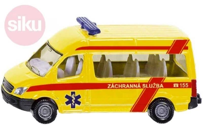Siku Auto Mercedes-Benz Sprinter Záchranná Služba ČR ambulance model 1083 Siku Auto Mercedes-Benz Sprinter Záchranná Služba ČR ambulance model 1083