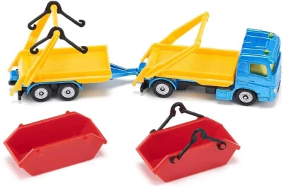 Siku Auto nákladní set s přívěsem a 2 kontejnery kov 1695