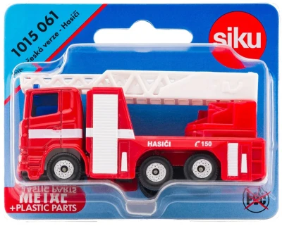 Siku Auto požární vůz Hasiči s výsuvným žebříkem model kov CZ 1015 061