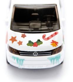 Siku Auto skládací Volkswagen T5 Sněhulák bílý model kov 6505