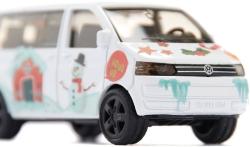 Siku Auto skládací Volkswagen T5 Sněhulák bílý model kov 6505