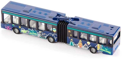 Siku Blister Autobus městský kloubový kovový model s grafikou 1617
