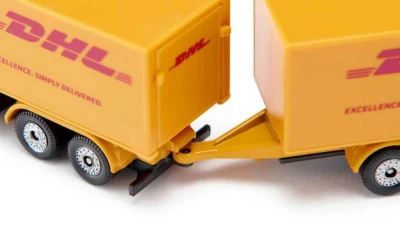 Siku Blister Auto DHL kamion set s přívěsem model kov 1694